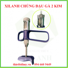 Xilanh tự động chủng đậu gà 2 kim