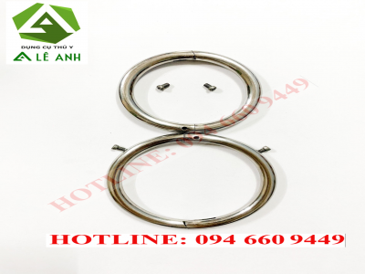 Vòng xỏ mũi bò inox