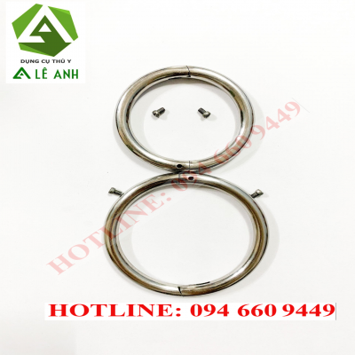Vòng xỏ mũi bò inox