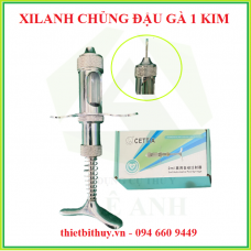 Xilanh tự động chủng đậu gà 1 kim