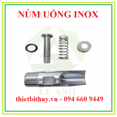 Núm uống tự động cho heo phi 21 inox 304