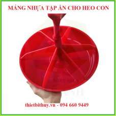 MÁNG NHỰA TẬP ĂN CHO HEO CON 6 CÁNH.