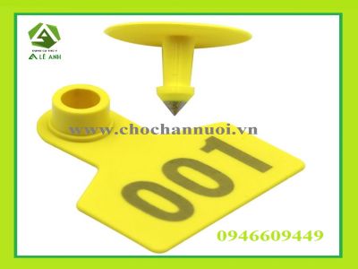 Thẻ tai in số sẵn cho gia súc