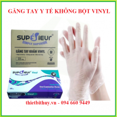 GĂNG TAY Y TẾ KHÔNG BỘT VINYL