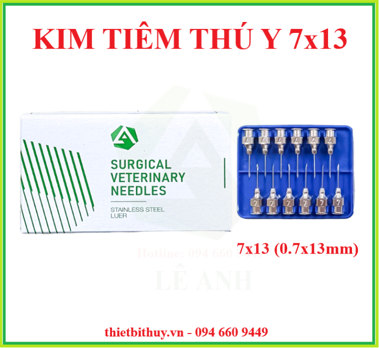 KIM TIÊM SỐ 7x13 - MŨI KIM SẮT - THIETBITHUY.VN