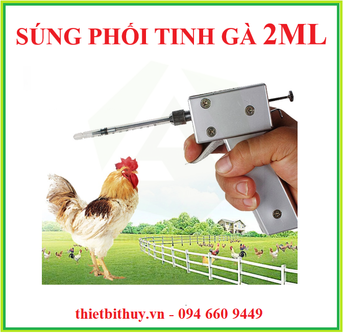 SÚNG TỰ ĐỘNG PHỐI TINH GÀ - SÚNG PHỐI TINH