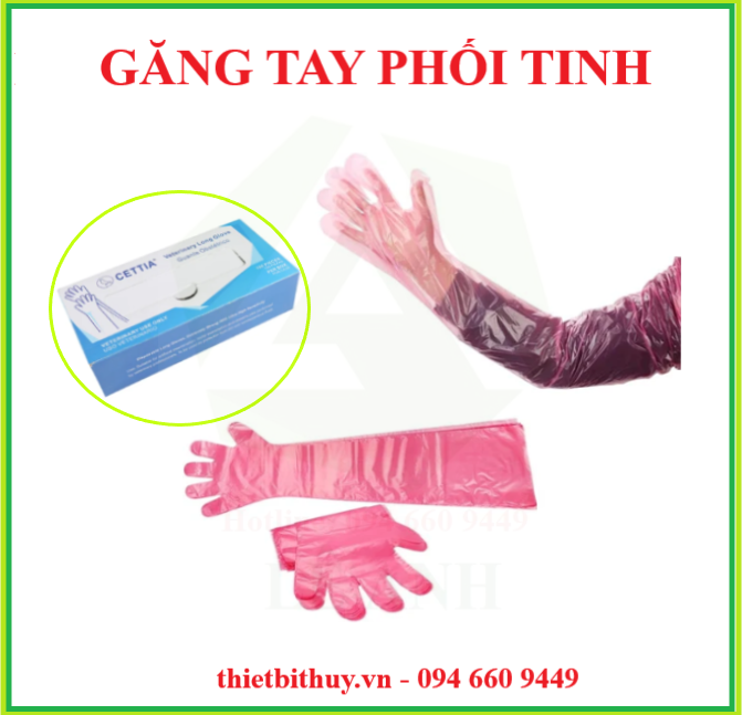 Găng tay phối tinh nilon dài - thietbithuy.vn