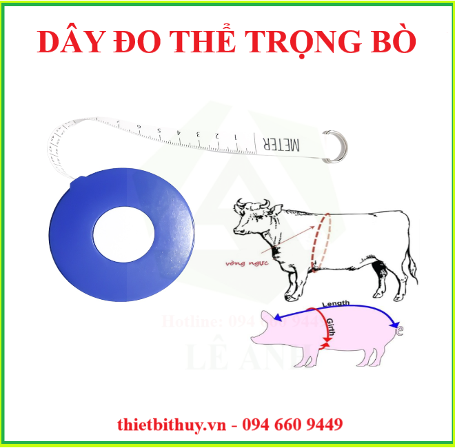 THƯỚC ĐO THỂ TRỌNG BÒ - DỤNG CỤ NUÔI BÒ - THIETBITHUY.VN