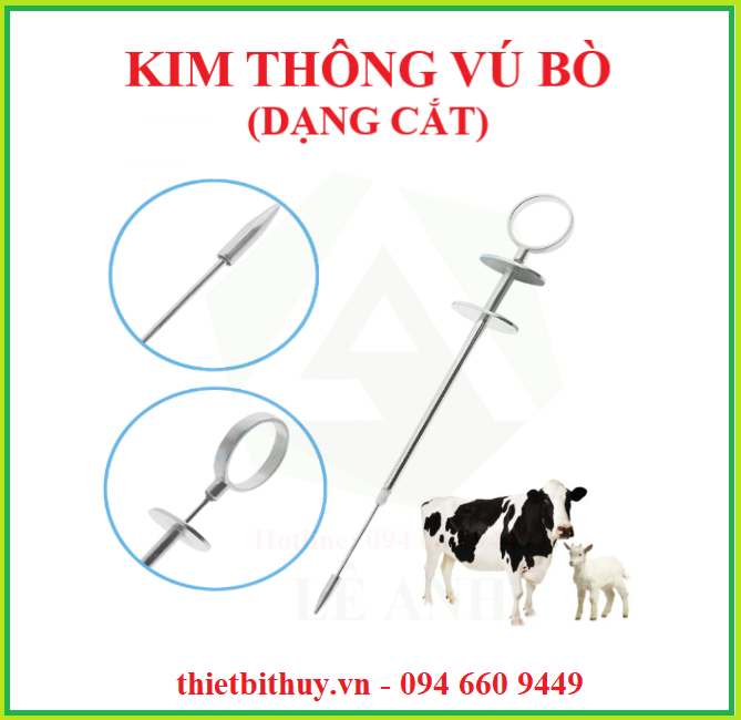 KIM THÔNG VÚ BÒ DẠNG TRUYỀN SỮA - ỐNG GHEN PHỐI TINH BÒ