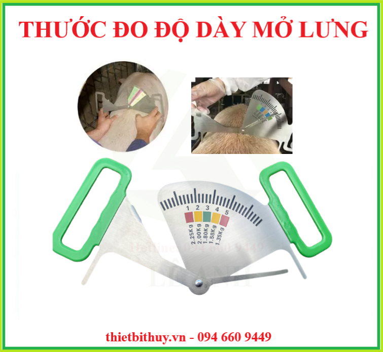 THƯỚC ĐO ĐỘ DÀY MỠ LƯNG HEO - THIETBITHUY.VN