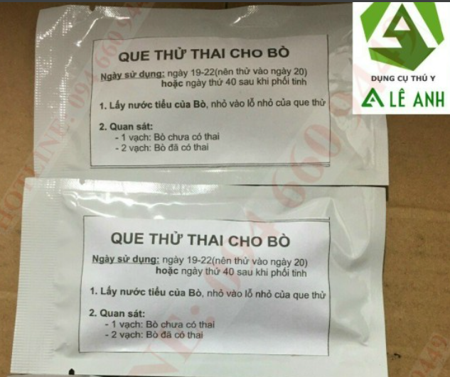 Que thử thai bò giá rẻ - dụng cụ nuôi bò - thietbithuy.vn