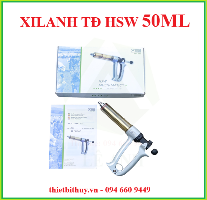 Xilanh tự động HSW 50ml - Thiết bị thú y Lê Anh